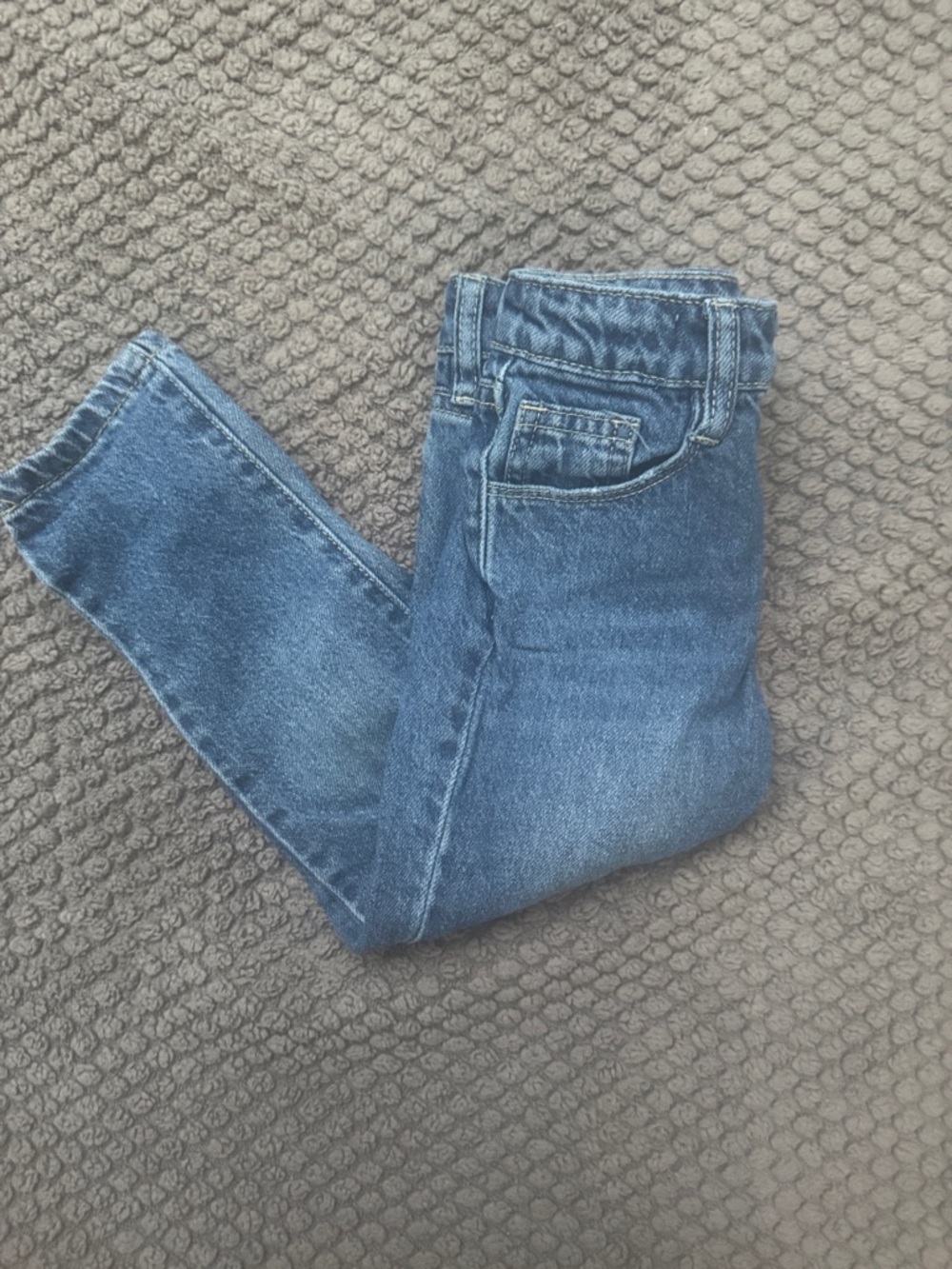 Kids Slim Fit Dark Blue Denim Jeans